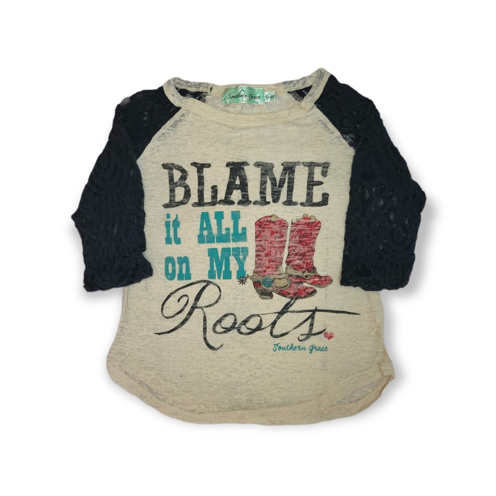 Girls 6/8 Southern Grace Tee